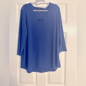 Alfani Cobalt blue blouse